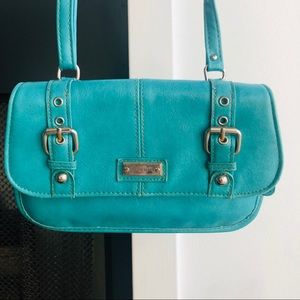Franco Sarto Turquoise Small Crossbody Bag